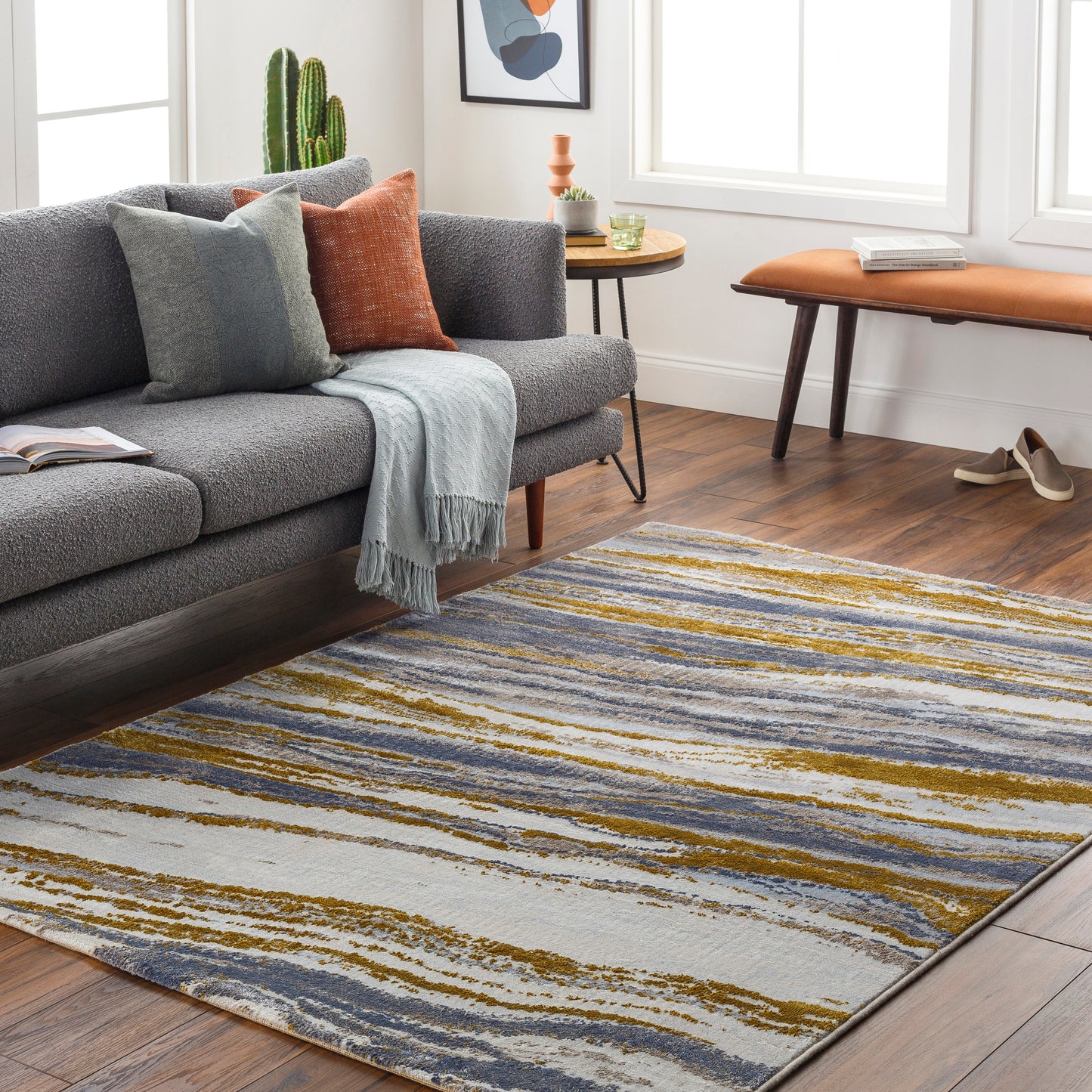 Delight 30312 Machine Woven Synthetic Blend Indoor Area Rug by Surya Rugs