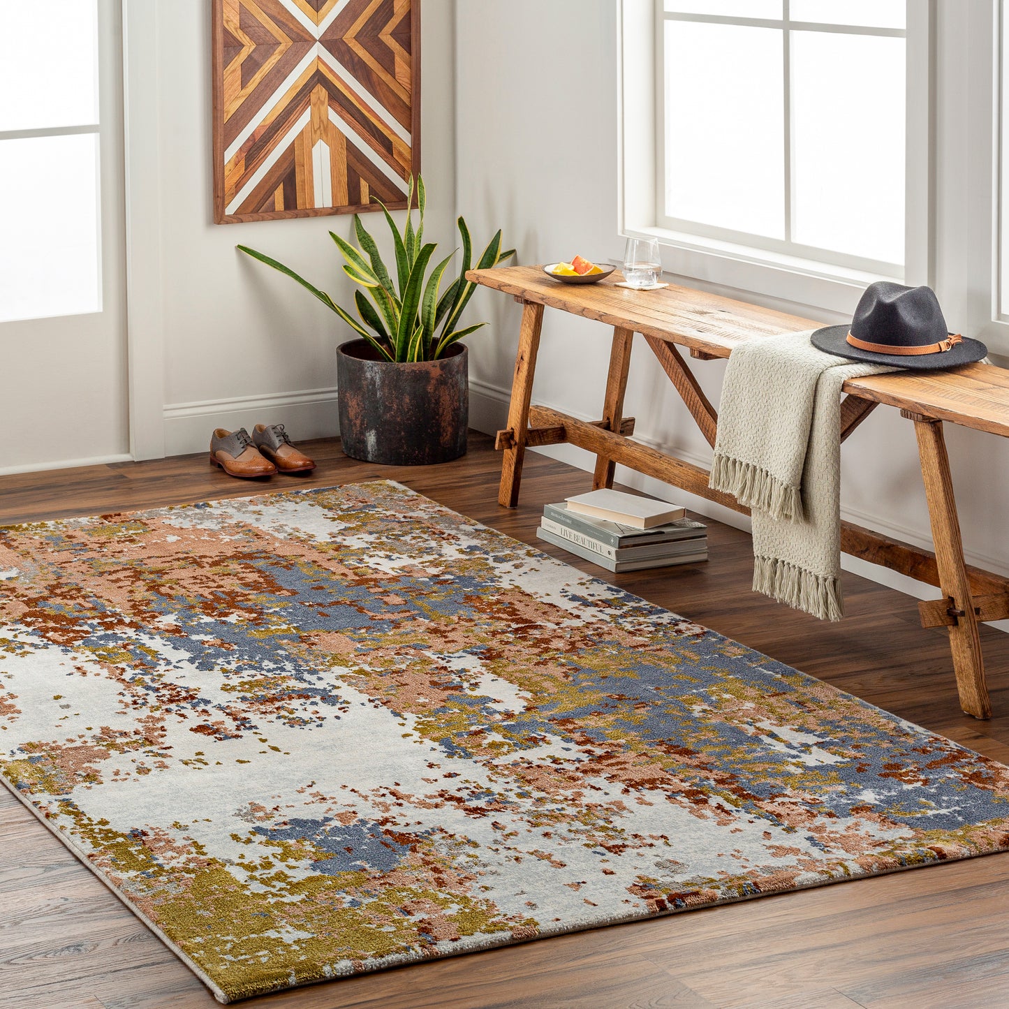 Delight 30313 Machine Woven Synthetic Blend Indoor Area Rug by Surya Rugs