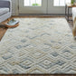 Anica 8004F Hand Tufted Wool Indoor Area Rug by Feizy Rugs