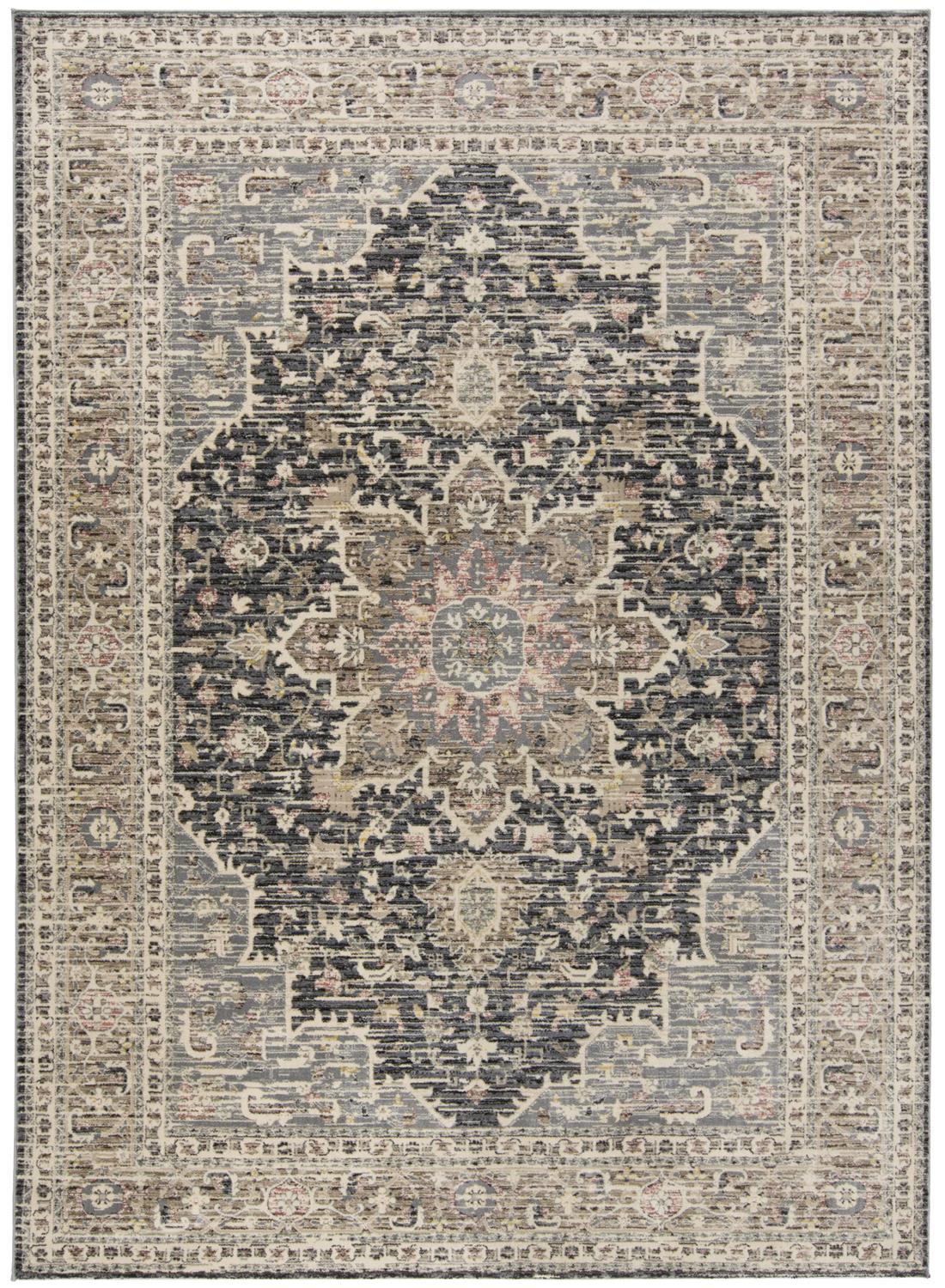 Grayson 3578F Machine Made Synthetic Blend Indoor Area Rug by Feizy Rugs