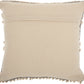 Life Styles DC425 Synthetic Blend Texture Stripes Throw Pillow From Mina Victory By Nourison Rugs