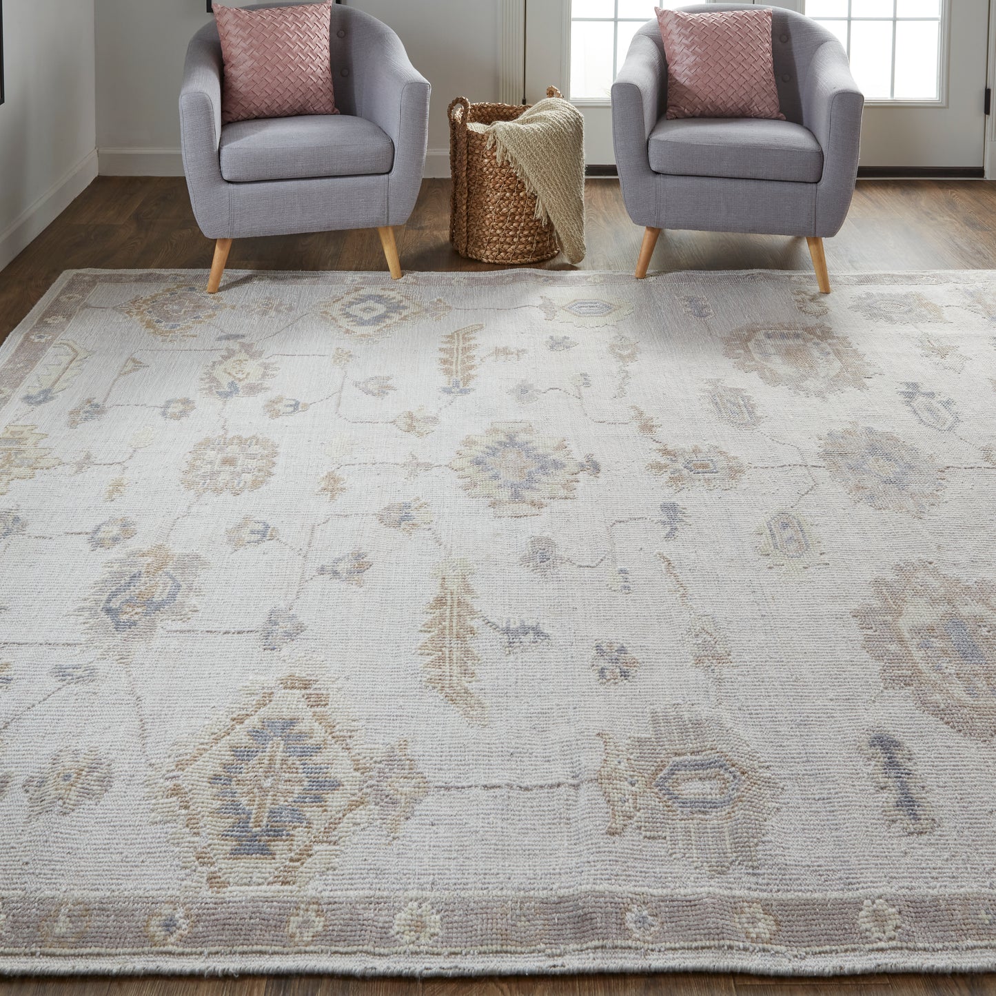 Wendover 6846F Hand Knotted Synthetic Blend Indoor Area Rug by Feizy Rugs