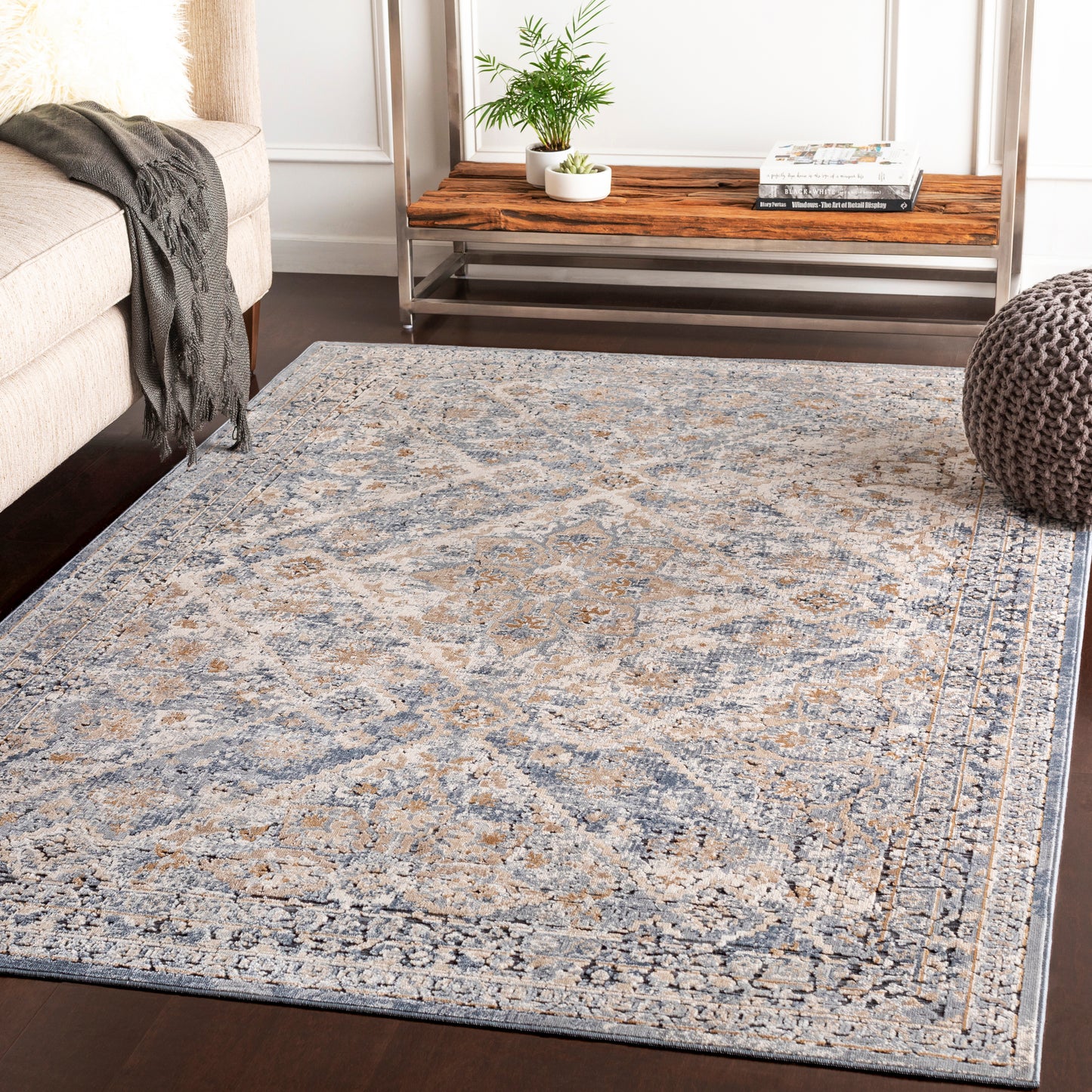 Durham 23064 Machine Woven Synthetic Blend Indoor Area Rug by Surya Rugs