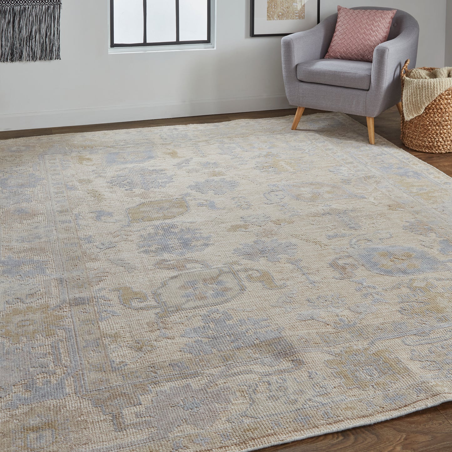 Wendover 6862F Hand Knotted Synthetic Blend Indoor Area Rug by Feizy Rugs