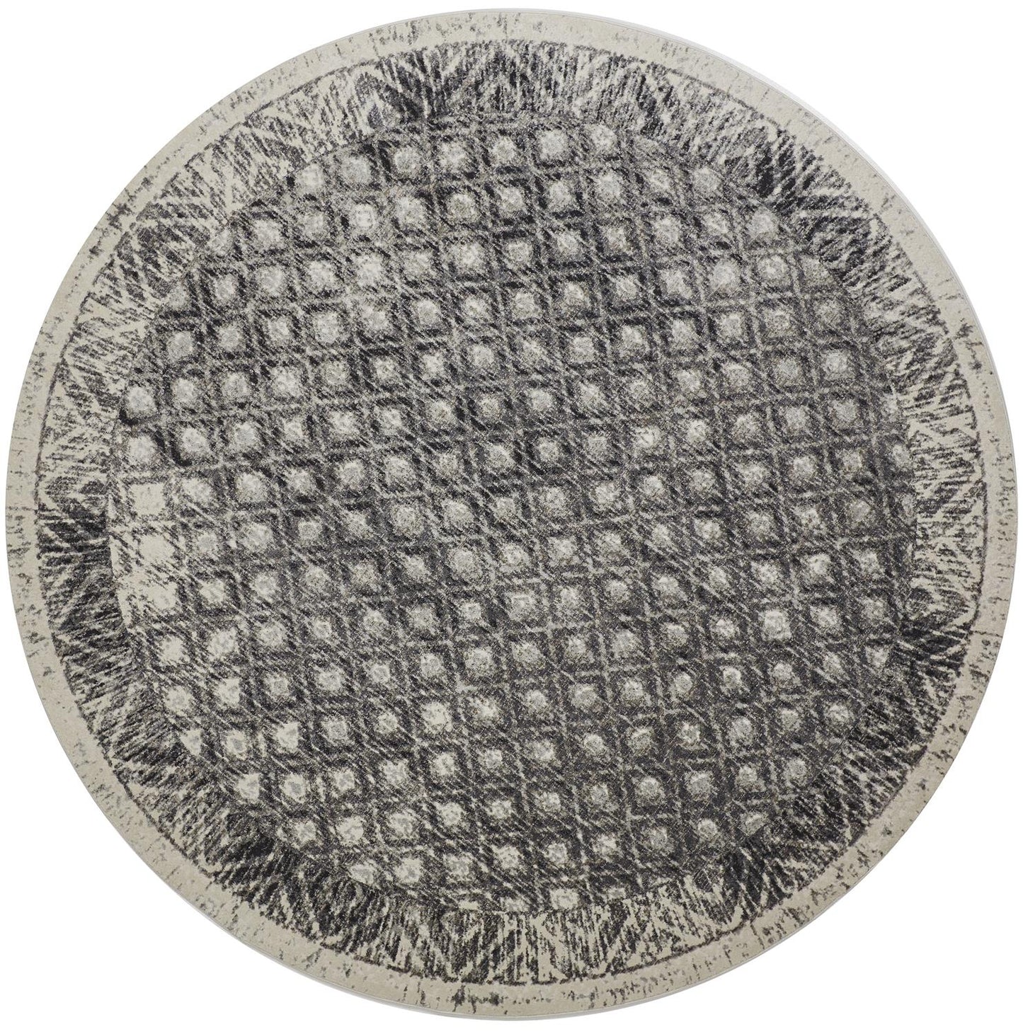 Kano 3875F Machine Made Synthetic Blend Indoor Area Rug by Feizy Rugs