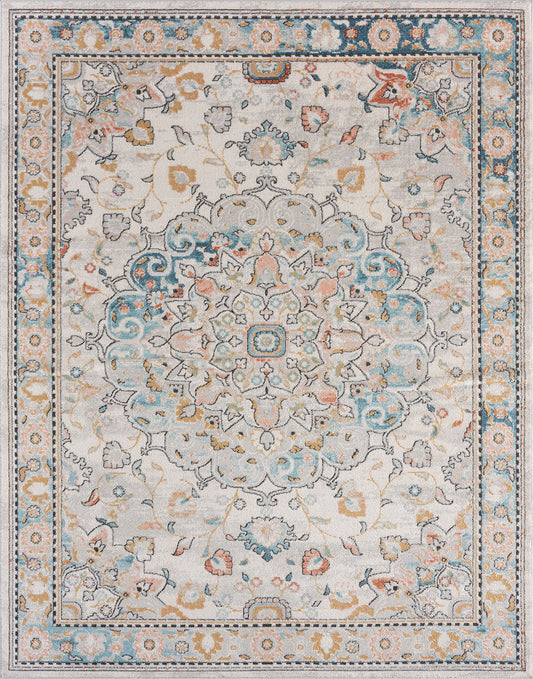 Anabel-ANB17 Cut Pile Synthetic Blend Indoor Area Rug by Tayse Rugs