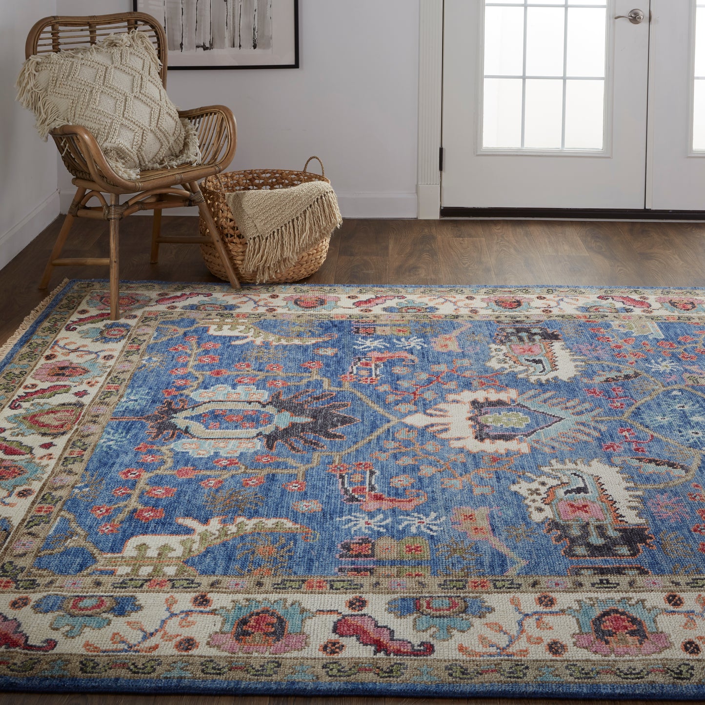 Beall 6708F Hand Knotted Wool Indoor Area Rug by Feizy Rugs