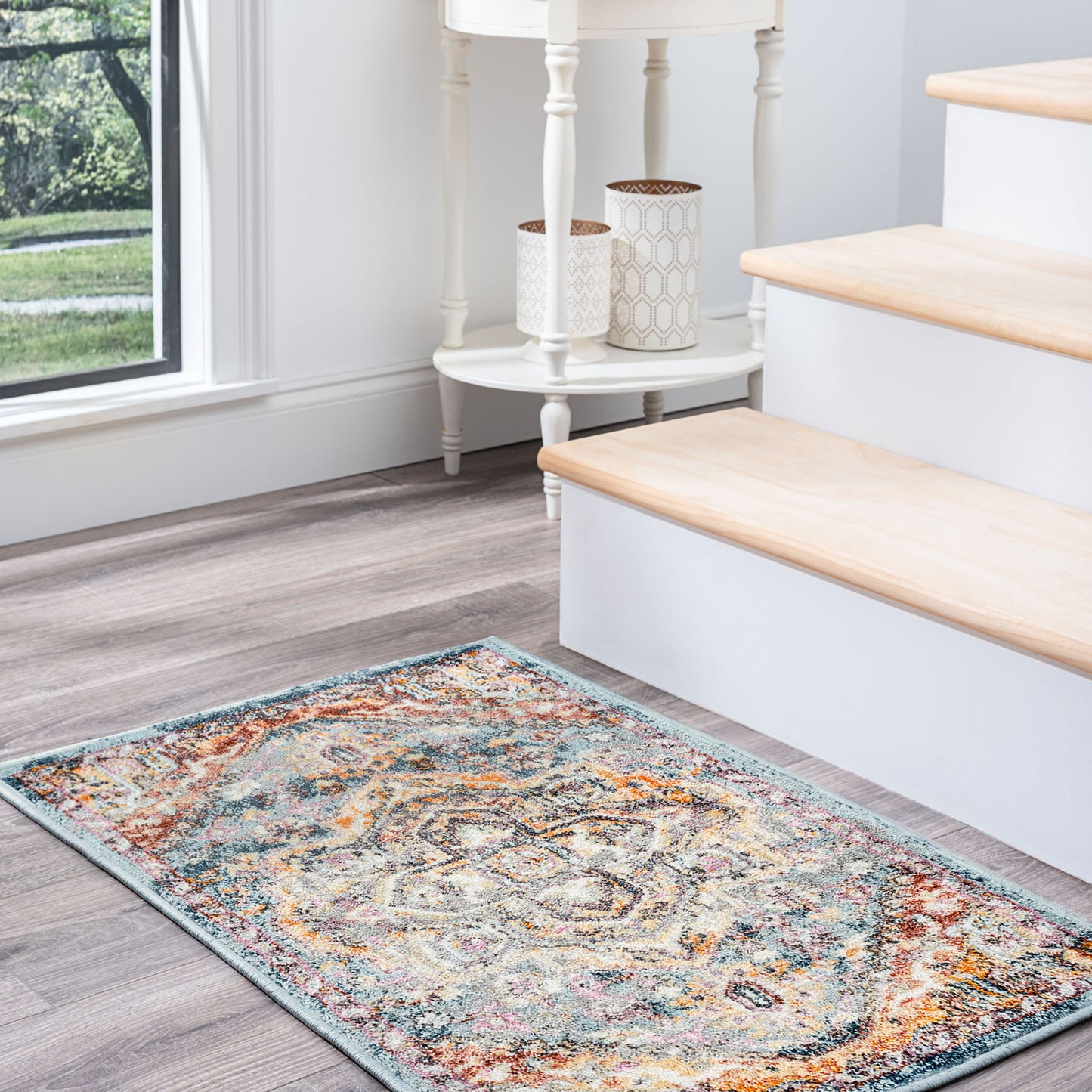 Wakefield-WFL41 Cut Pile Synthetic Blend Indoor Area Rug by Tayse Rugs