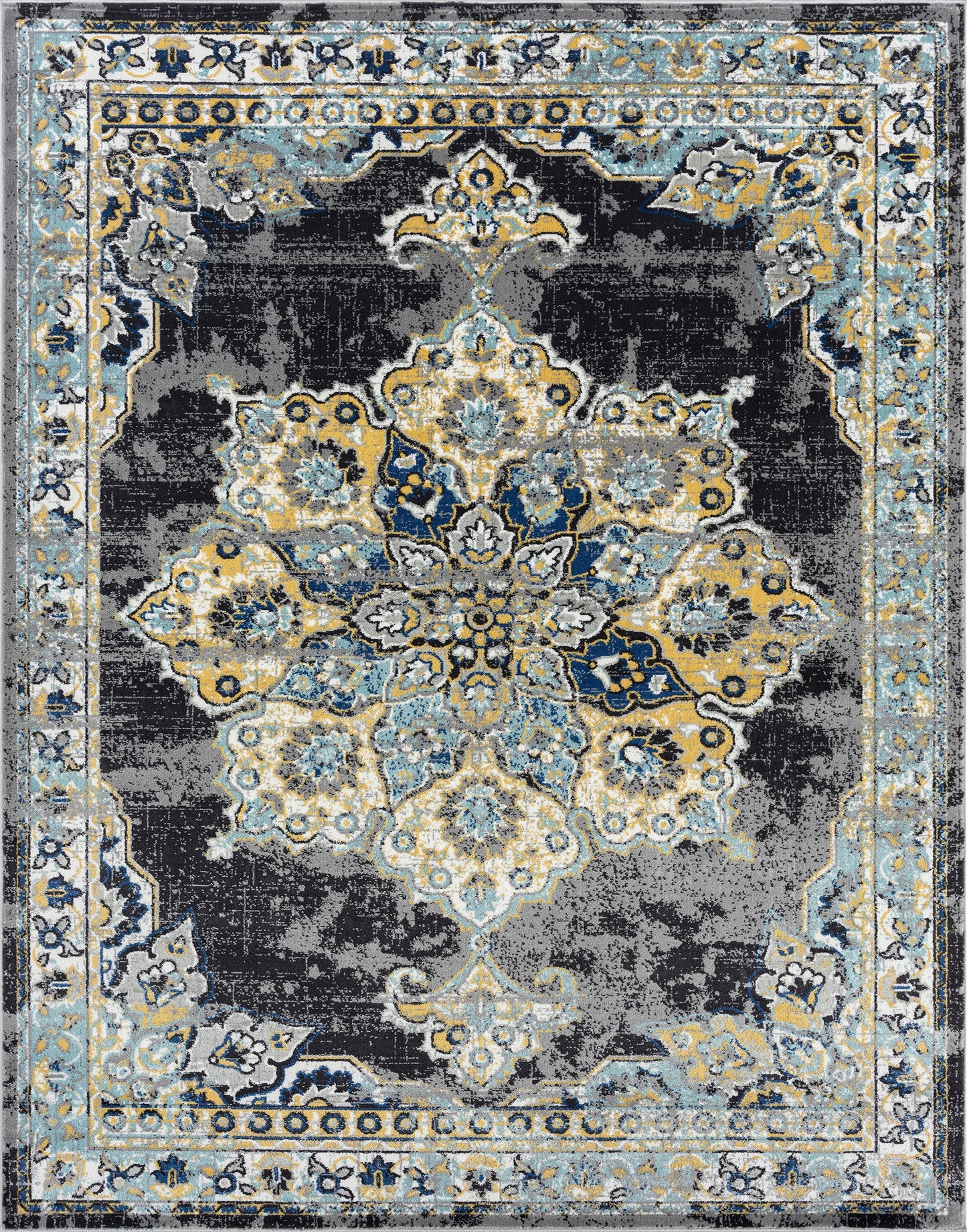 Timeless-TML16 Cut Pile Synthetic Blend Indoor Area Rug by Tayse Rugs