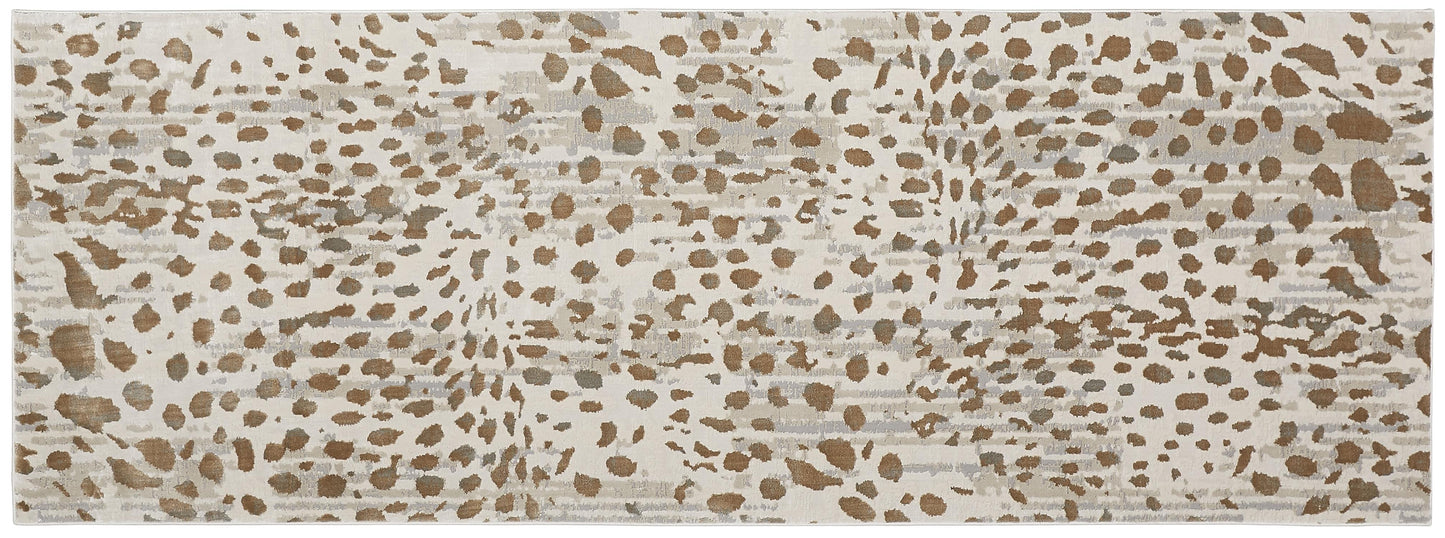 Waldor 3837F Machine Made Synthetic Blend Indoor Area Rug by Feizy Rugs