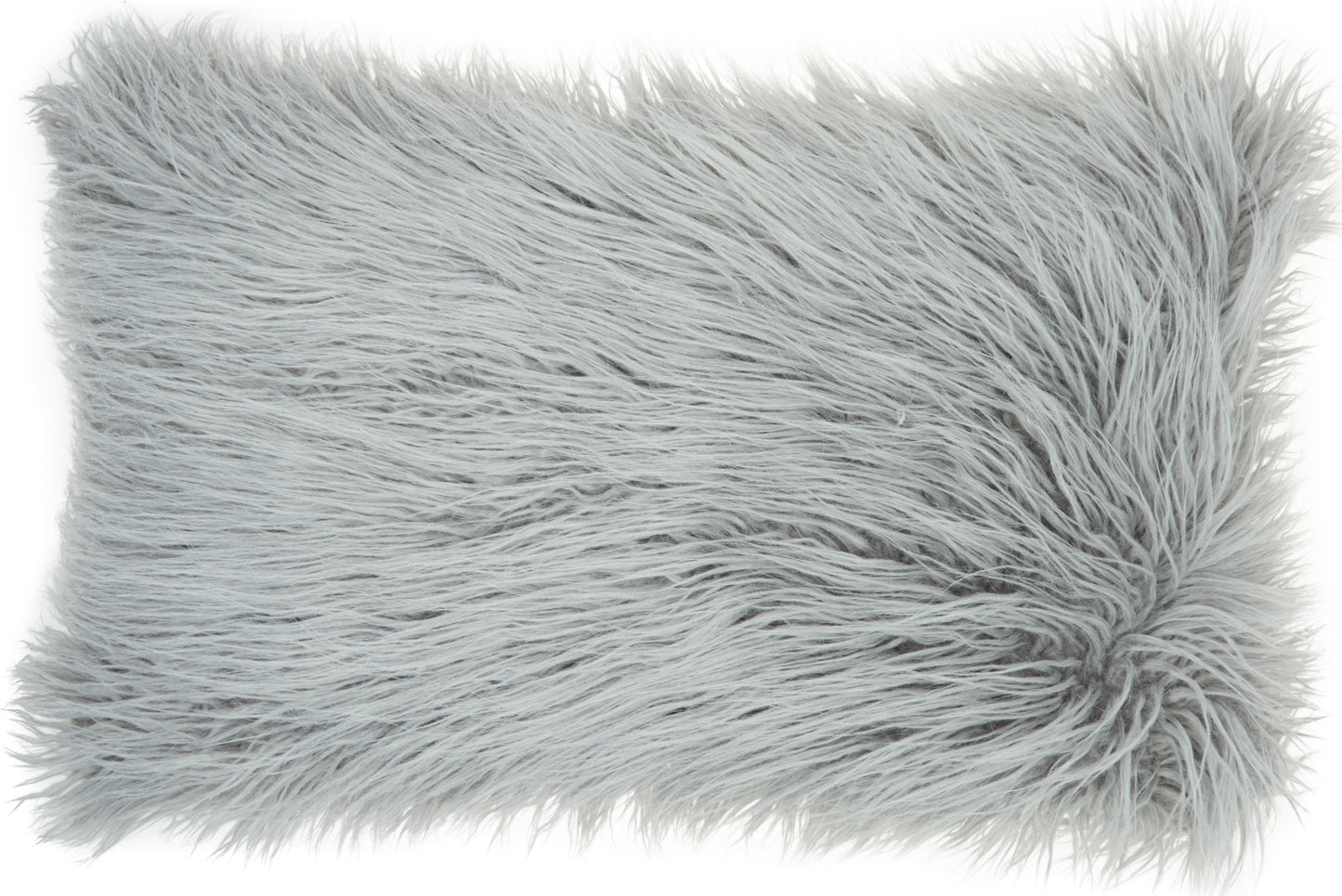 Faux Fur BJ101 Synthetic Blend Faux Tibetan Lamb Lumbar Pillow From Mina Victory By Nourison Rugs