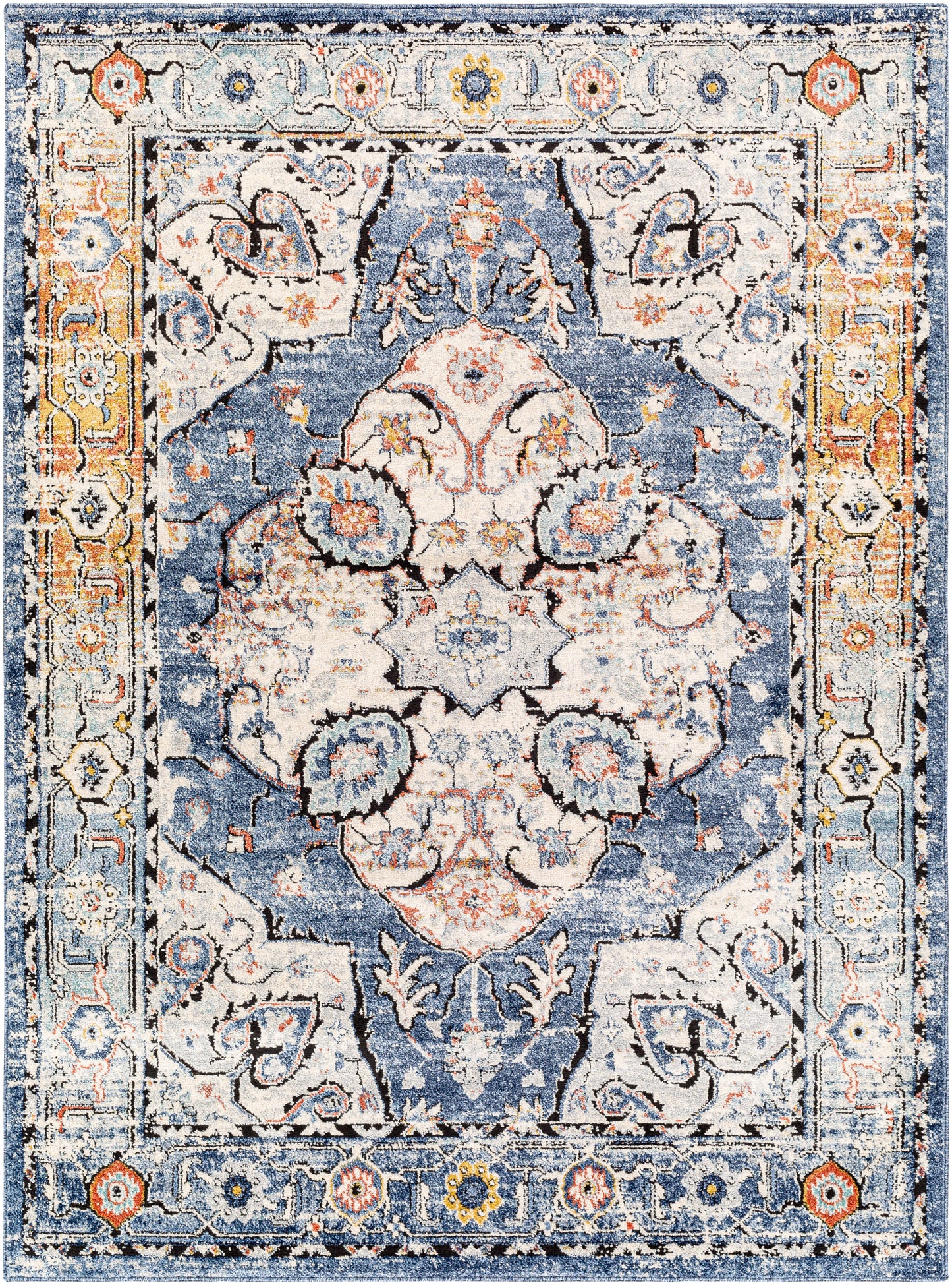 Ella 30615 Machine Woven Synthetic Blend Indoor Area Rug by Surya Rugs