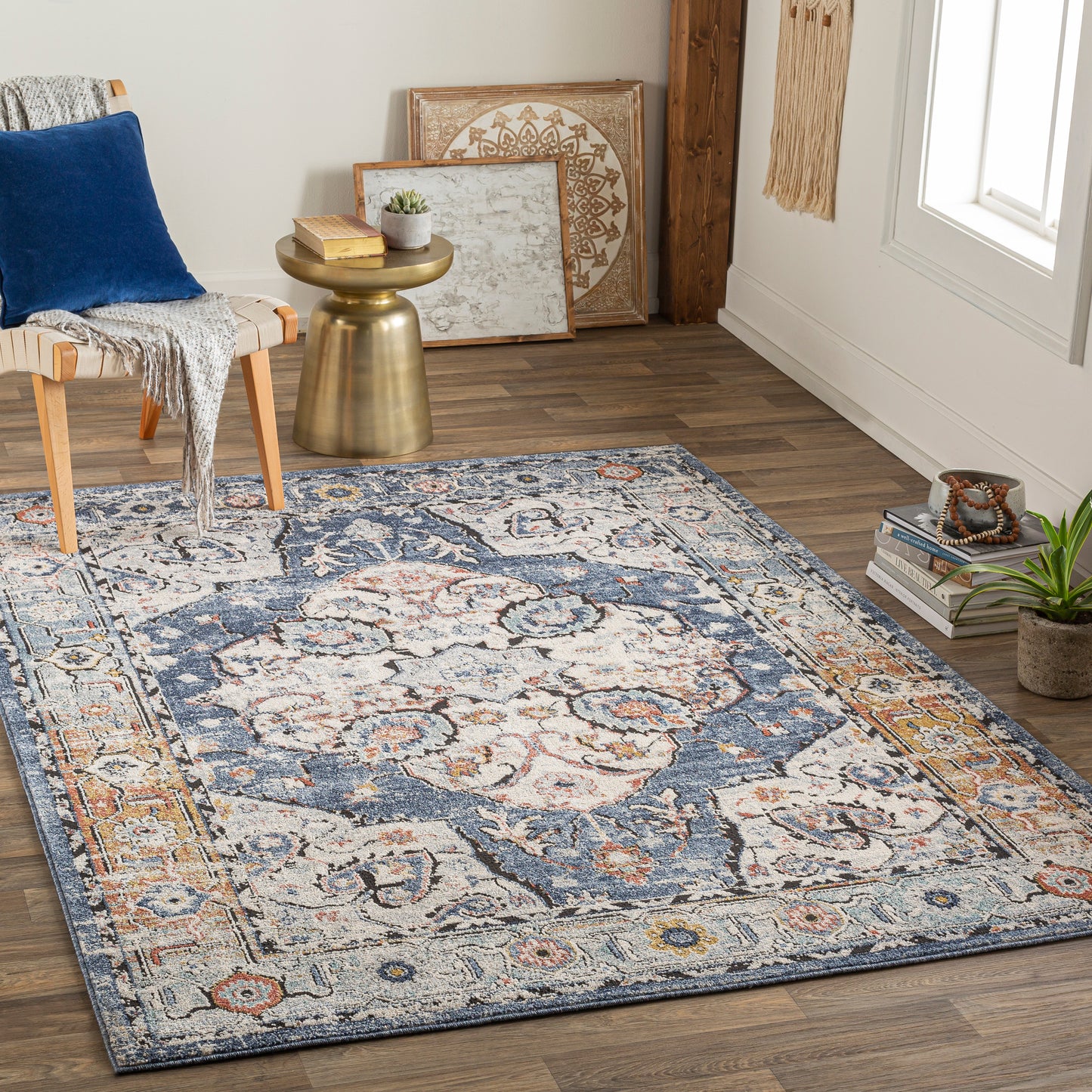 Ella 30615 Machine Woven Synthetic Blend Indoor Area Rug by Surya Rugs