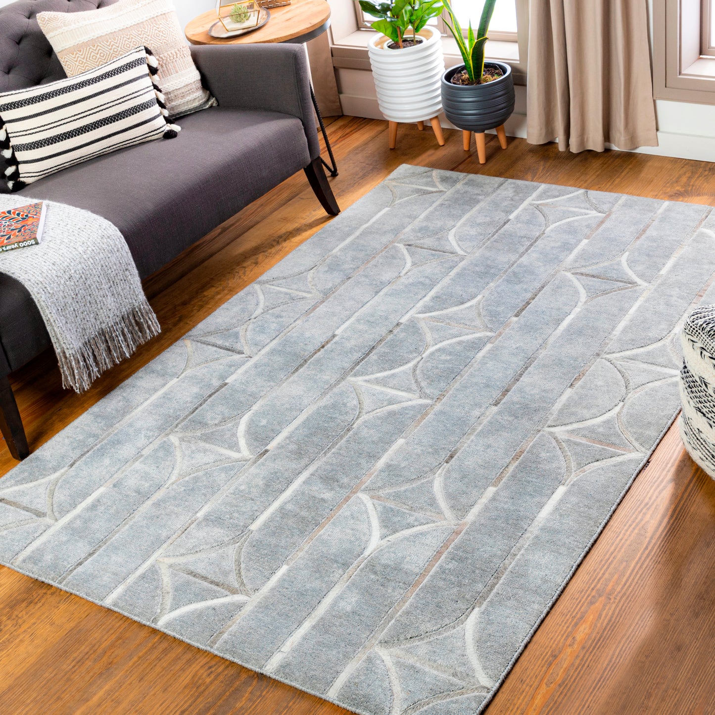 Eloquent 27877 Hand Crafted Synthetic Blend Indoor Area Rug by Surya Rugs