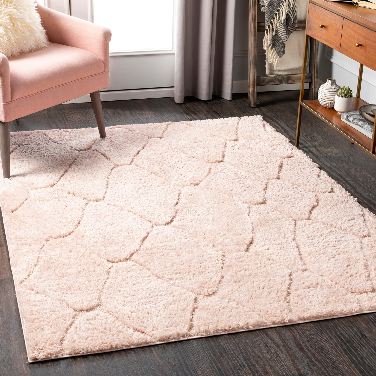 Elenor 26391 Machine Woven Synthetic Blend Indoor Area Rug by Surya Rugs