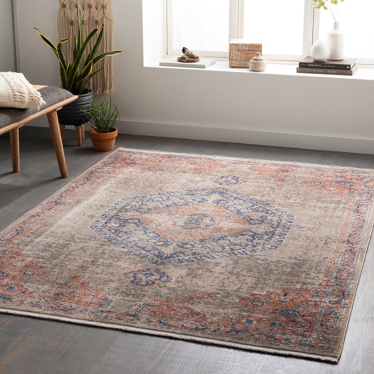 Eclipse 30005 Machine Woven Synthetic Blend Indoor Area Rug by Surya Rugs