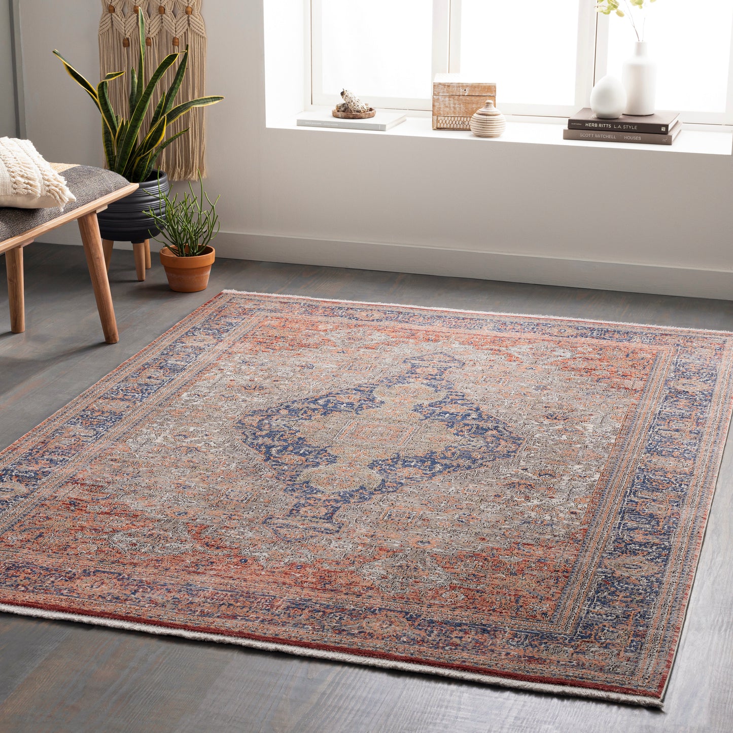 Eclipse 30007 Machine Woven Synthetic Blend Indoor Area Rug by Surya Rugs