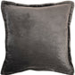 Sofia RC990 Synthetic Blend Solid Velvet Flange Throw Pillow From Mina Victory By Nourison Rugs