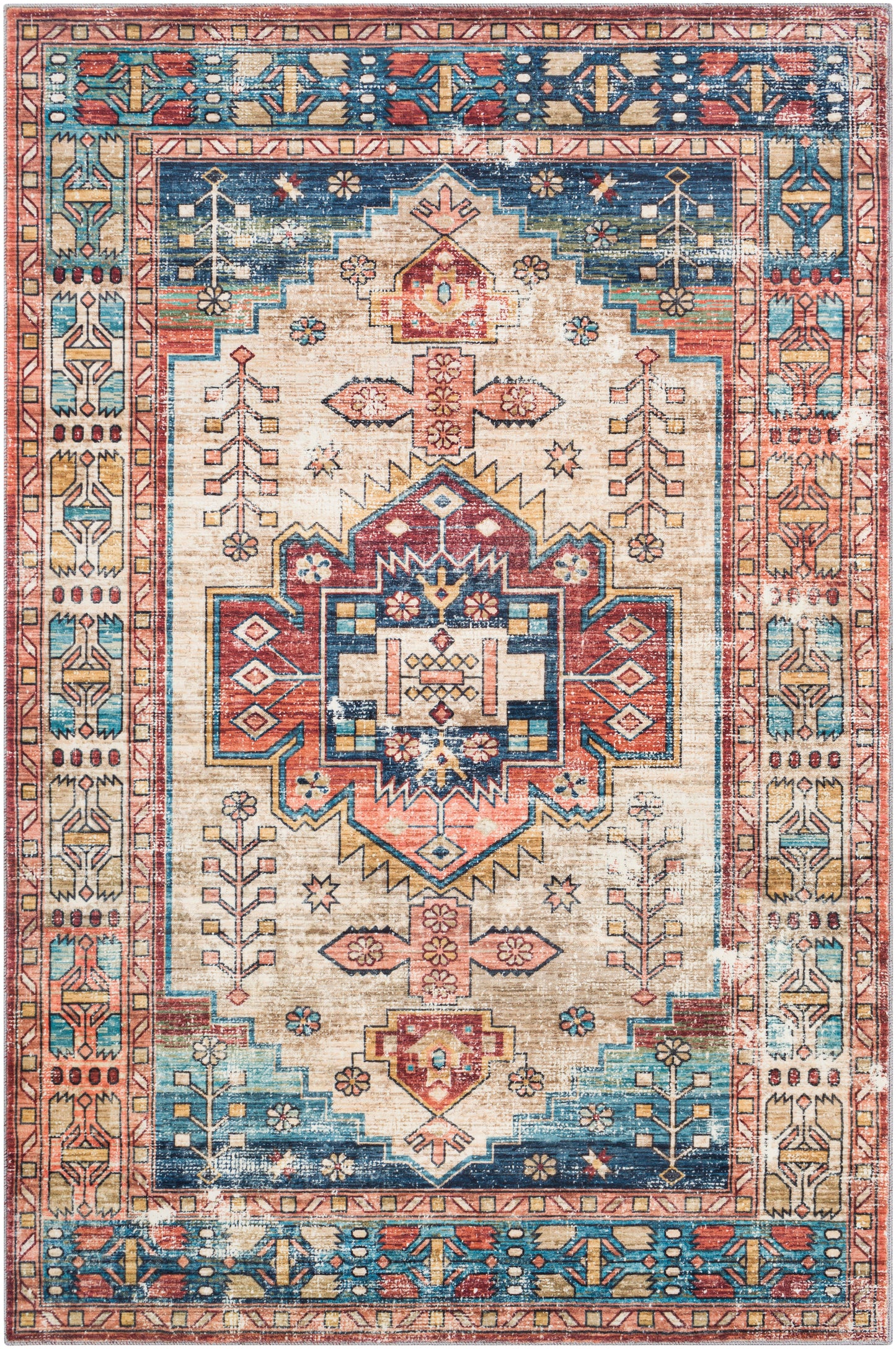 Erin 27089 Machine Woven Synthetic Blend Indoor Area Rug by Surya Rugs