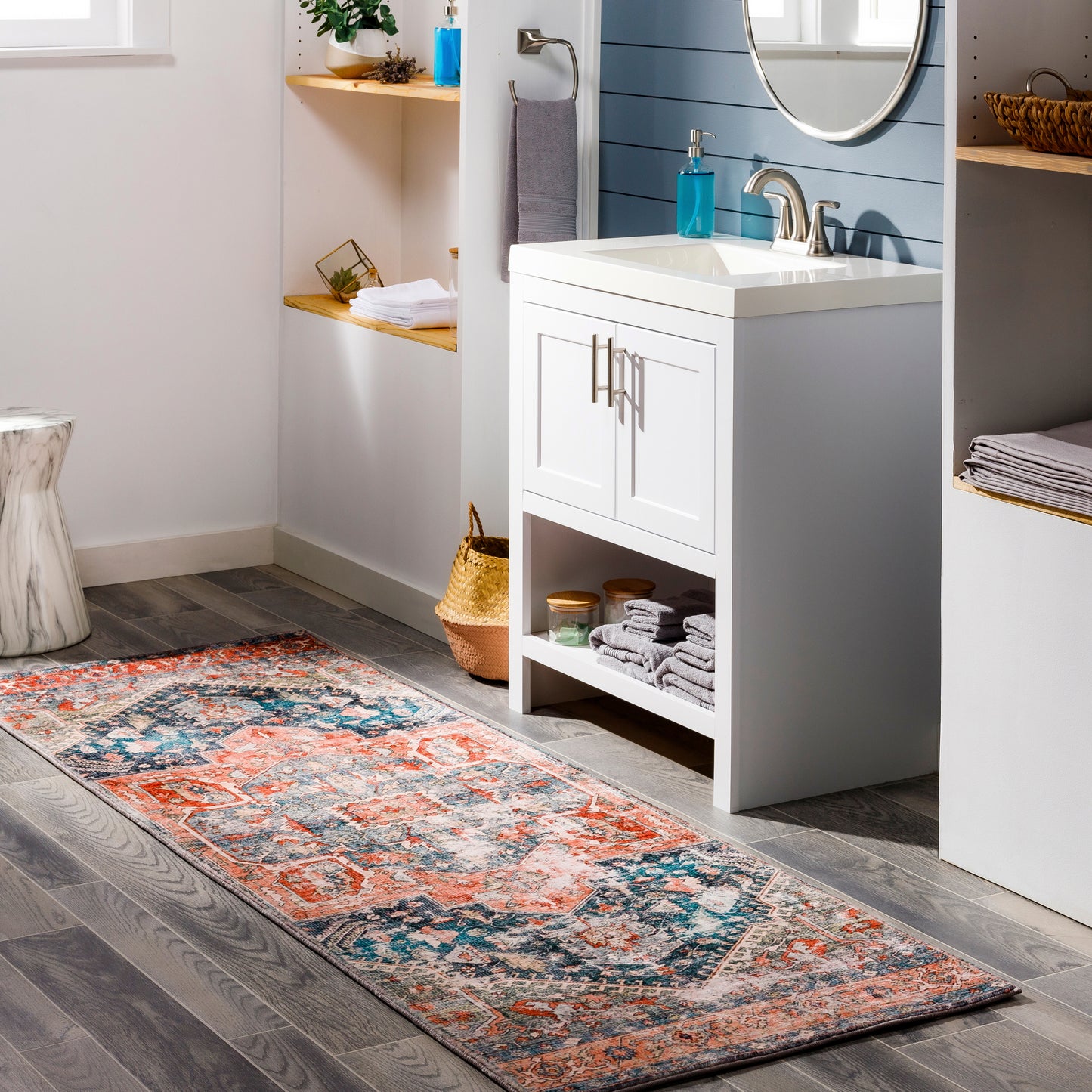 Erin 27093 Machine Woven Synthetic Blend Indoor Area Rug by Surya Rugs