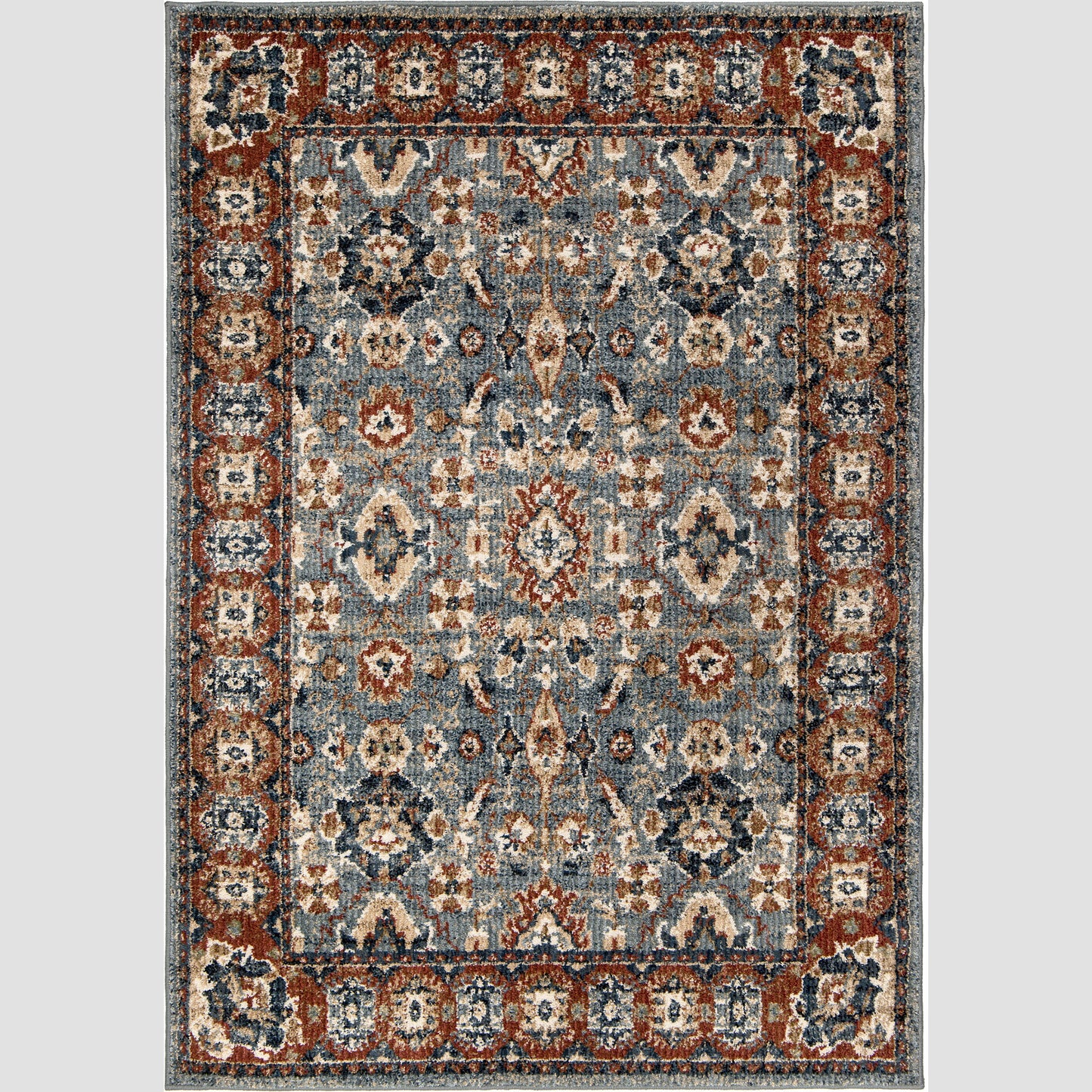 Orian Rugs American Heritage Persian Border AHS/PEBO Indigo Area Rug