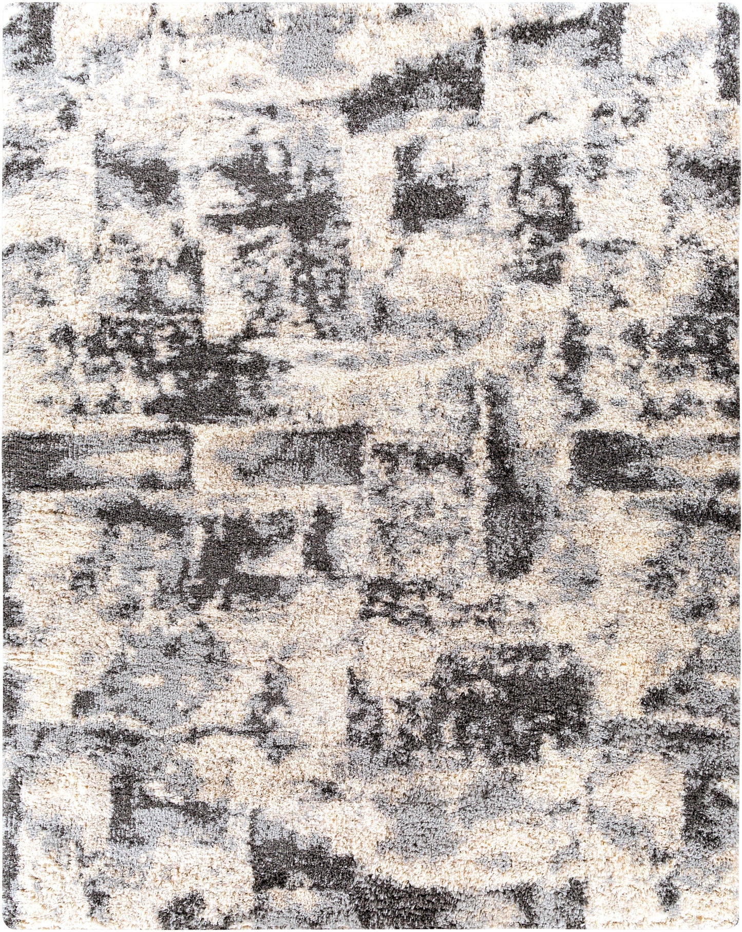 Eskimo Shag 29151 Machine Woven Synthetic Blend Indoor Area Rug by Surya Rugs