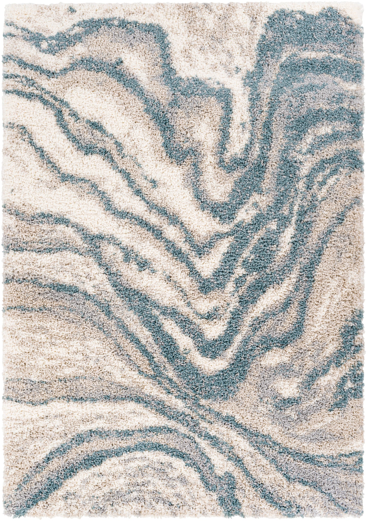 Eskimo Shag 29155 Machine Woven Synthetic Blend Indoor Area Rug by Surya Rugs