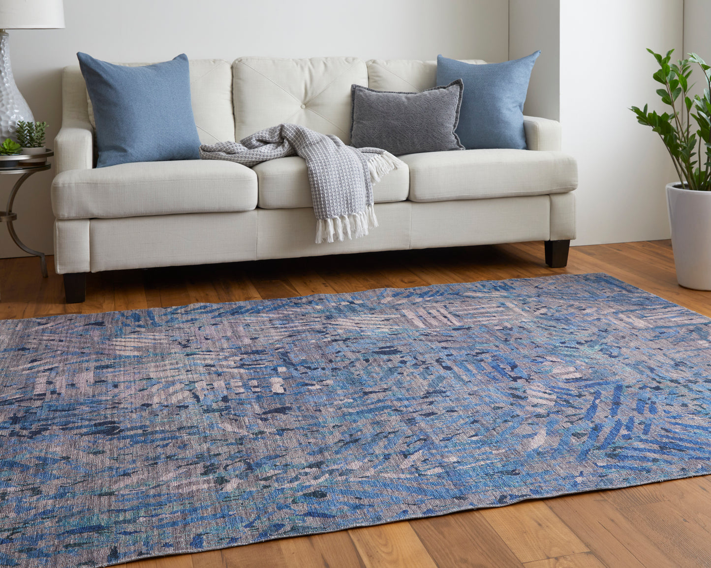 Mathis 39I3F Power Loomed Synthetic Blend Indoor Area Rug by Feizy Rugs