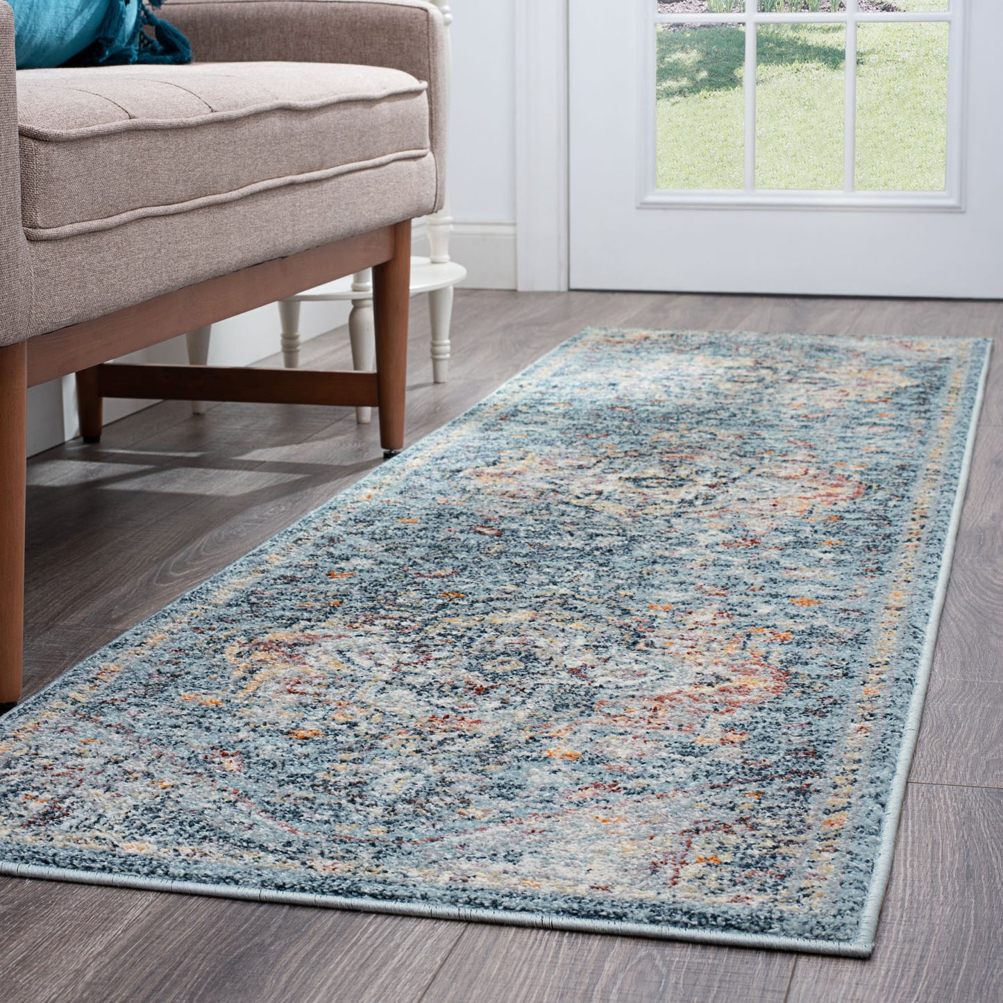 Wakefield-WFL41 Cut Pile Synthetic Blend Indoor Area Rug by Tayse Rugs