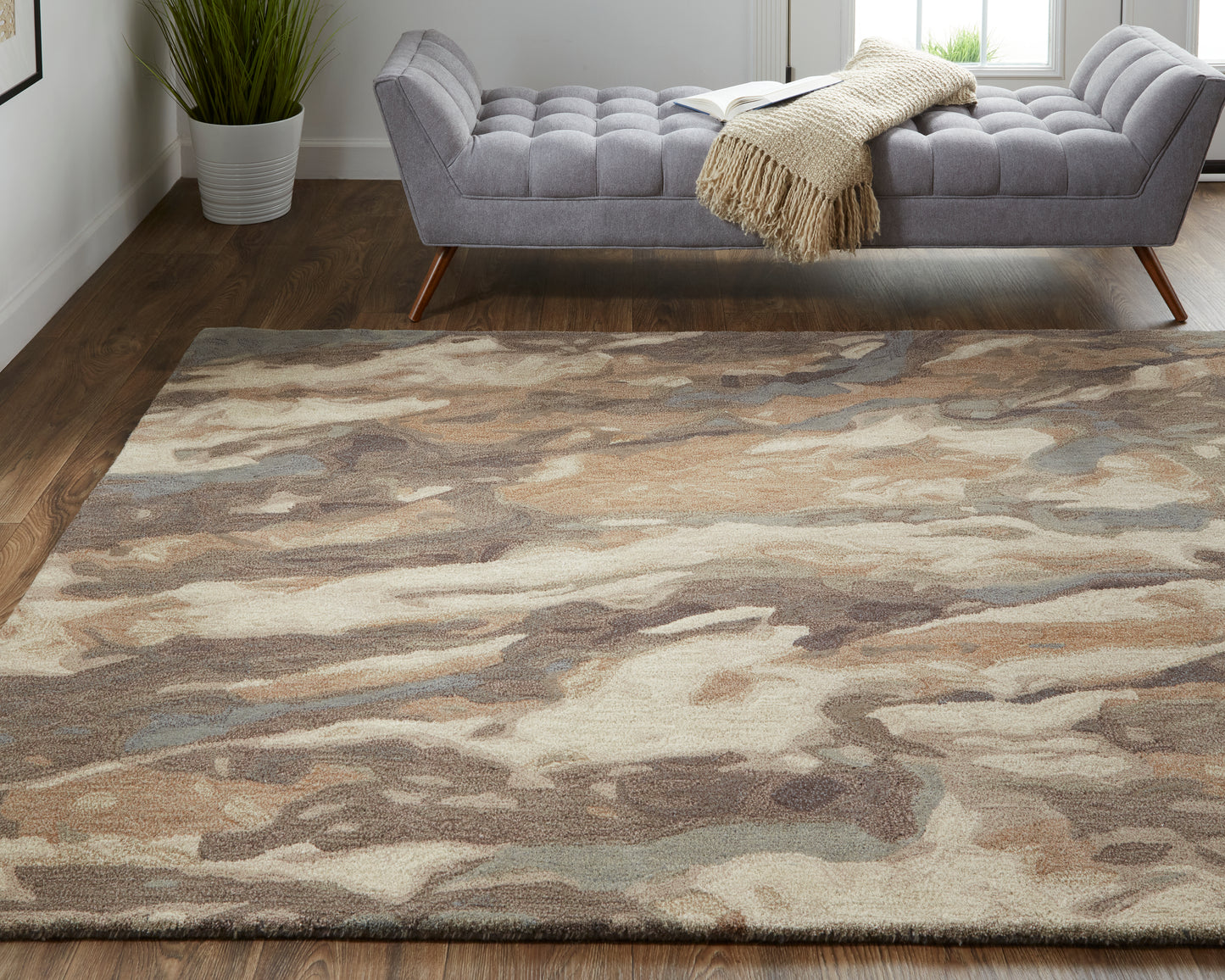 Amira 8632F Hand Tufted Wool Indoor Area Rug by Feizy Rugs
