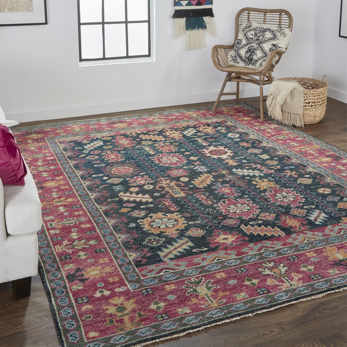 Piraj 6741F Hand Knotted Wool Indoor Area Rug by Feizy Rugs