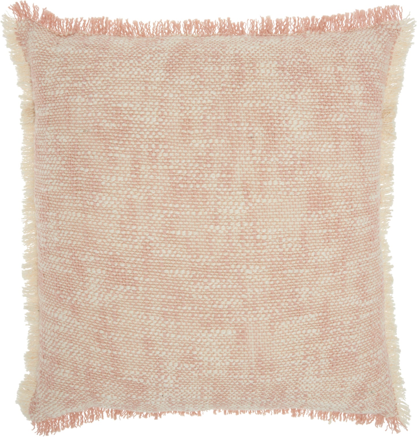 Life Styles SH020 Cotton Woven Fringe Throw Pillow From Mina Victory By Nourison Rugs