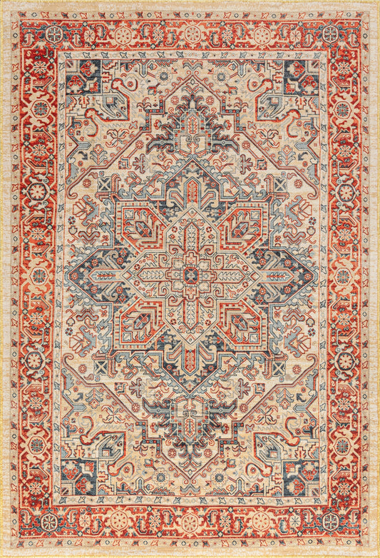 Antiquity-AQY10 Flat Weave Synthetic Blend Indoor Area Rug by Tayse Rugs