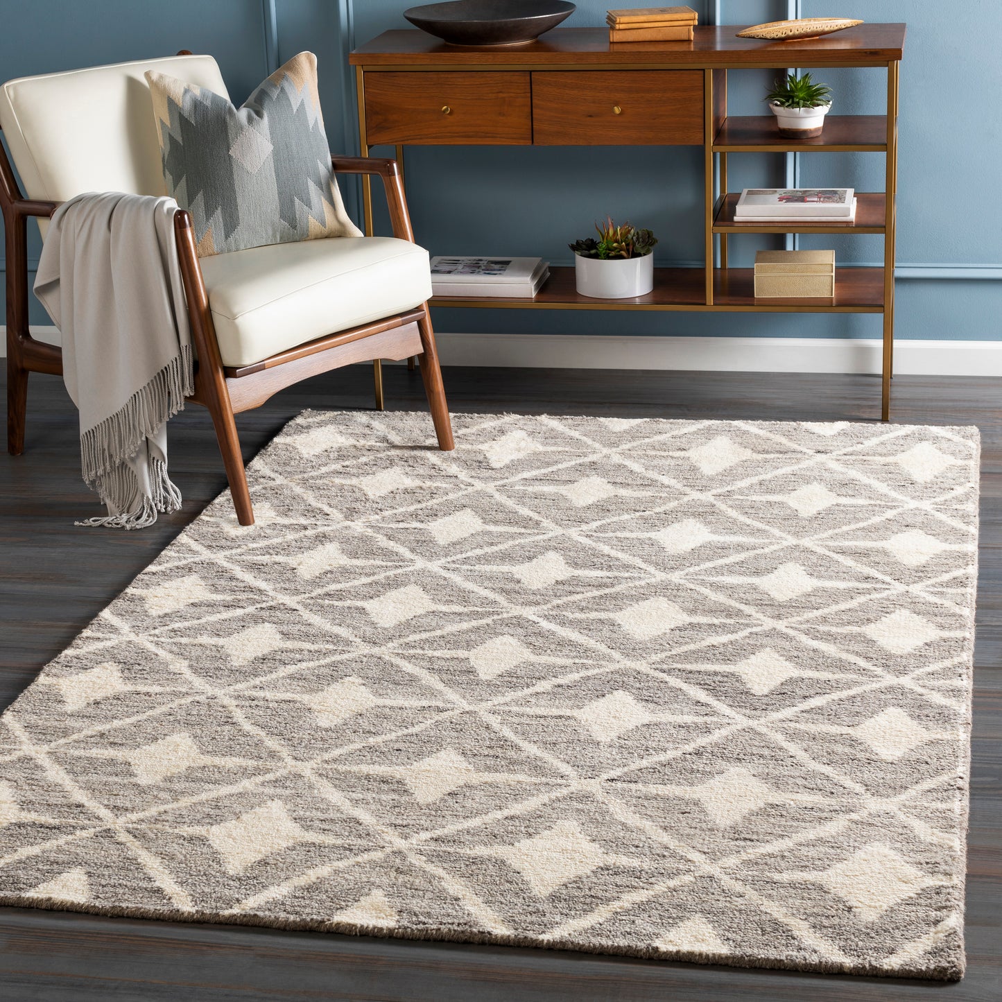 Fez 23584 Hand Knotted Wool Indoor Area Rug by Surya Rugs
