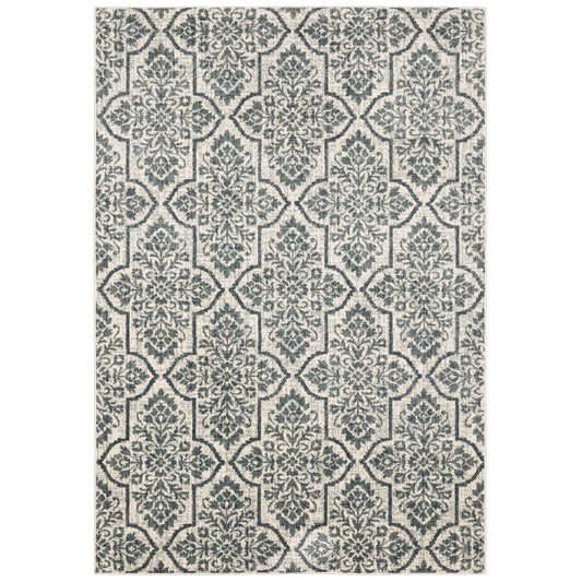 FIONA Trefoil Power-Loomed Synthetic Blend Indoor Area Rug by Oriental Weavers