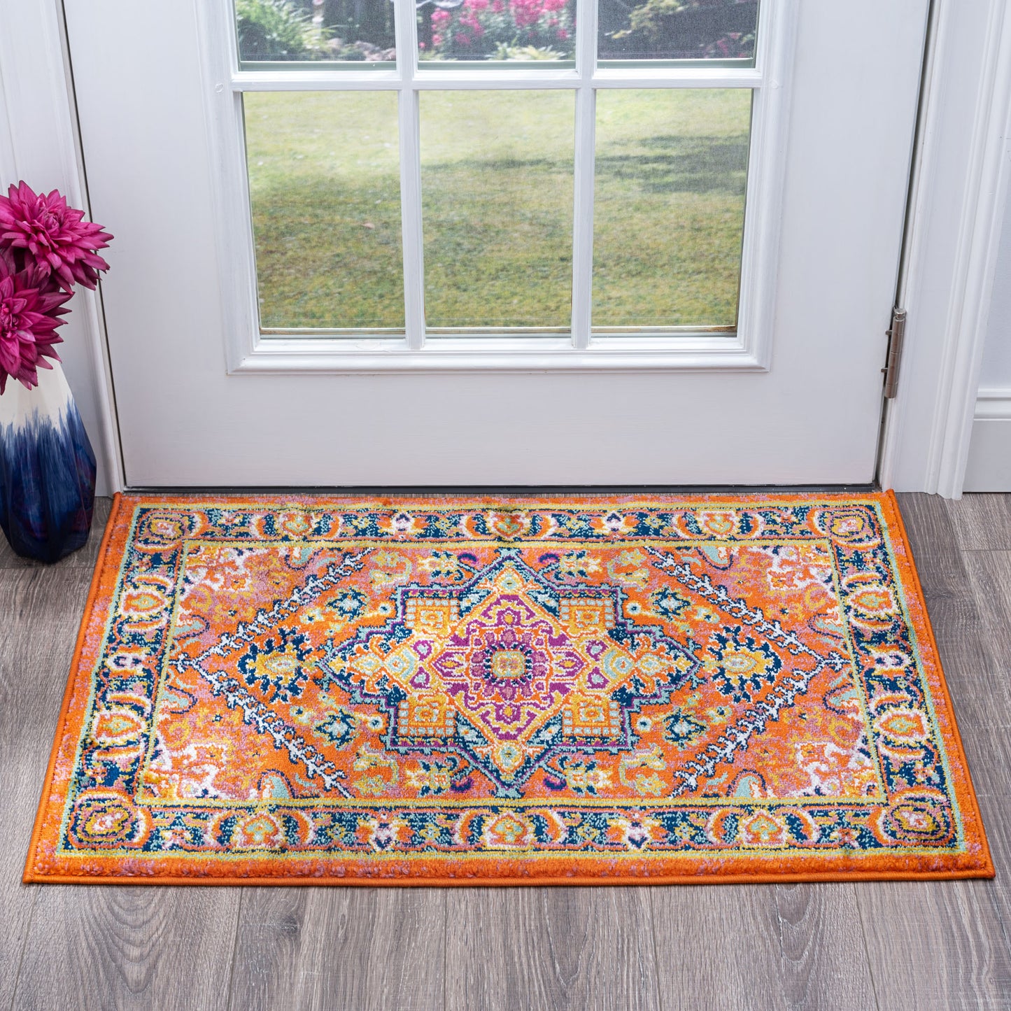 Generation-GEN13 Cut Pile Synthetic Blend Indoor Area Rug by Tayse Rugs