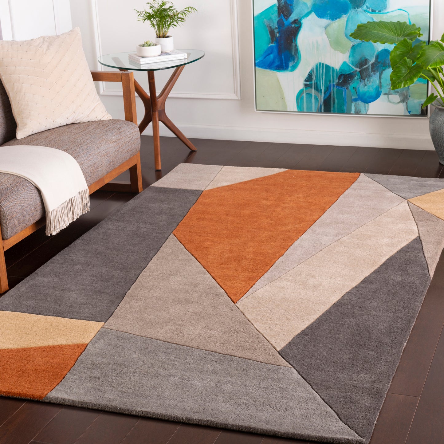 Forum 22904 Hand Tufted Wool Indoor Area Rug by Surya Rugs