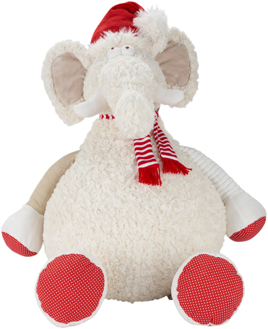 Plush Lines N8463 Synthetic Blend Holiday Elephant Pluh Animal From Mina Victory By Nourison Rugs
