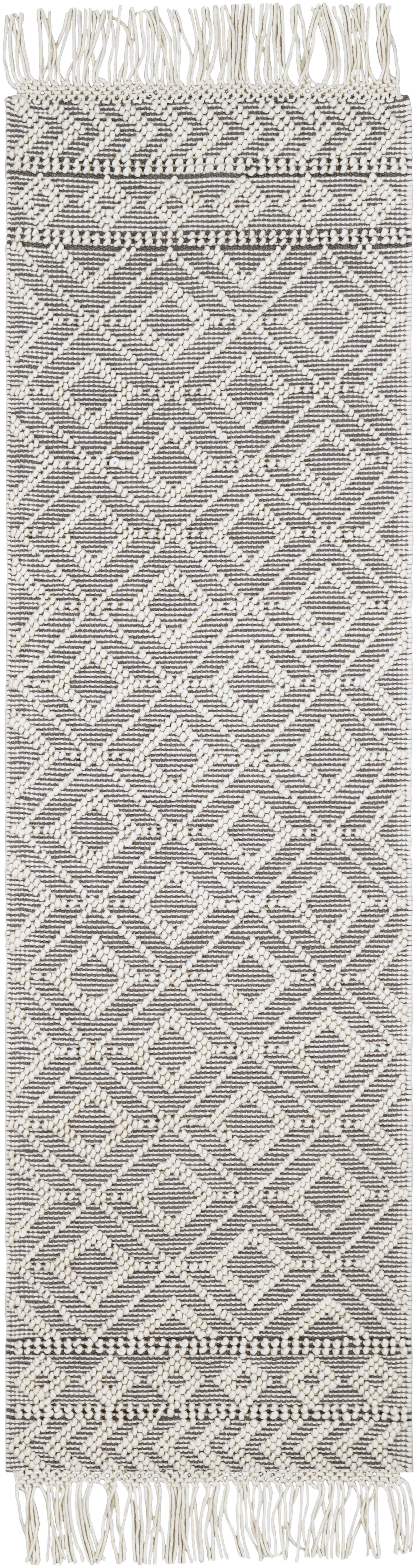 Farmhouse Tassels 23232 Hand Woven Wool Indoor Area Rug by Surya Rugs