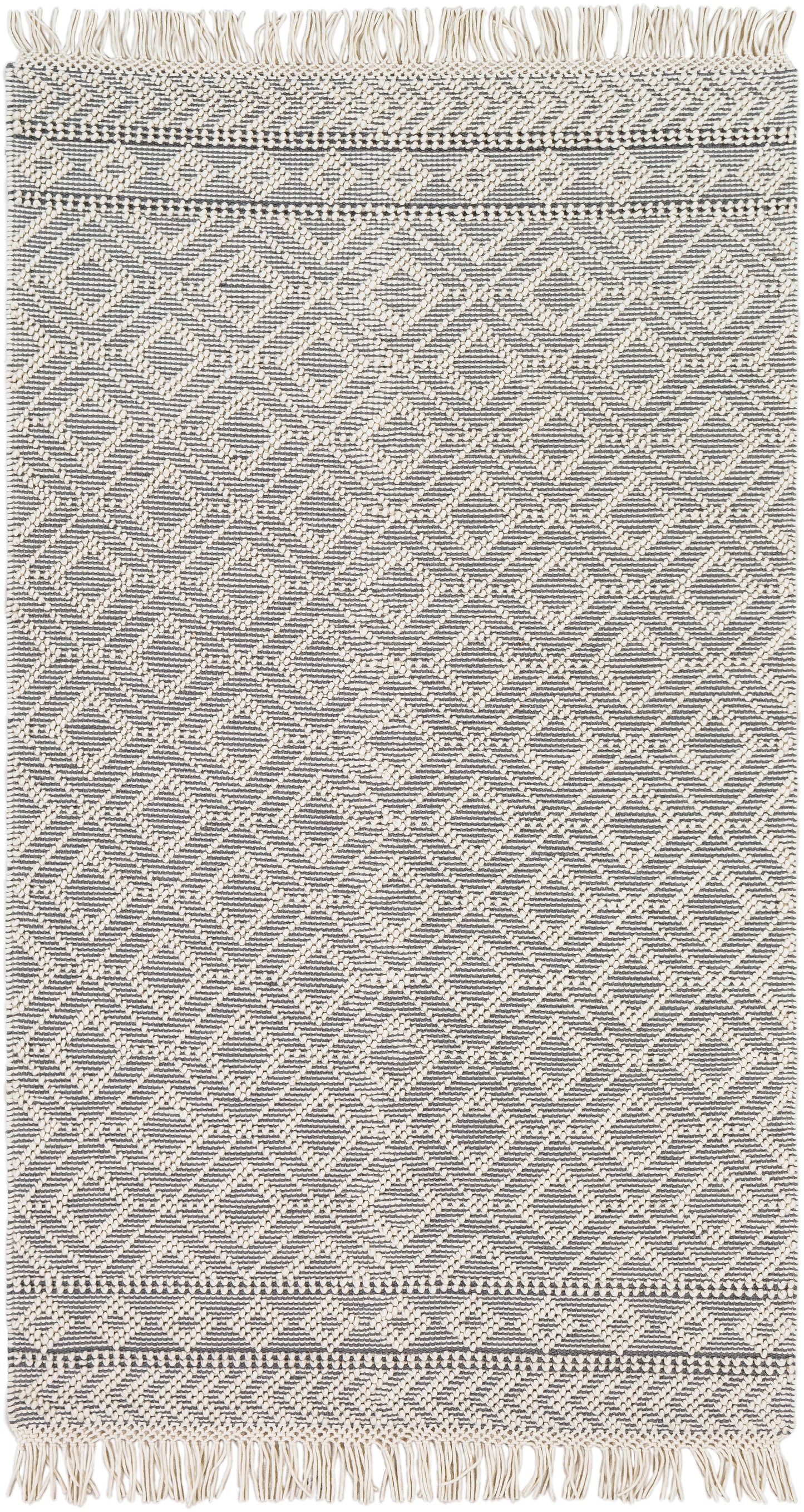 Farmhouse Tassels 23232 Hand Woven Wool Indoor Area Rug by Surya Rugs