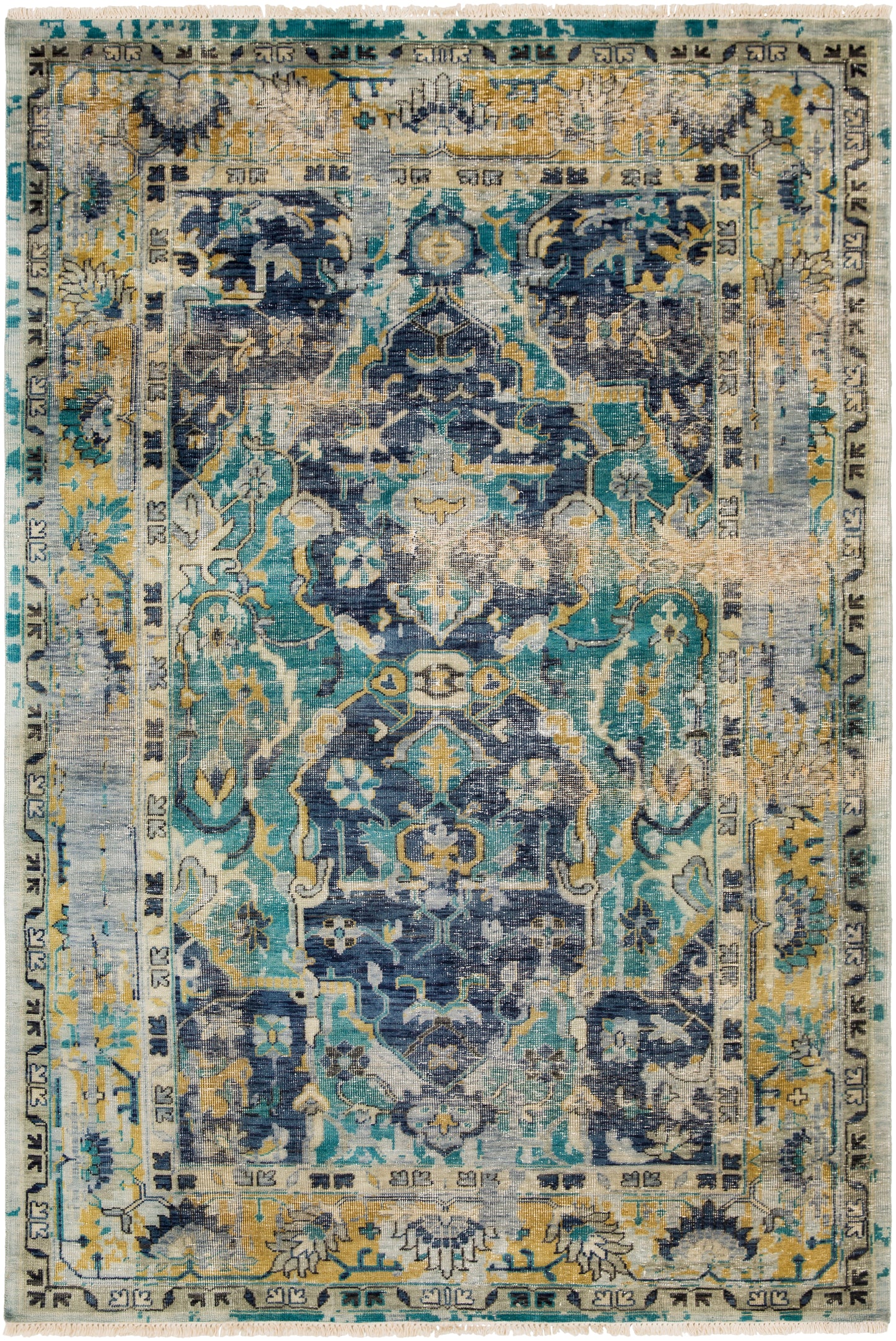 Festival 17405 Hand Knotted Wool Indoor Area Rug by Surya Rugs