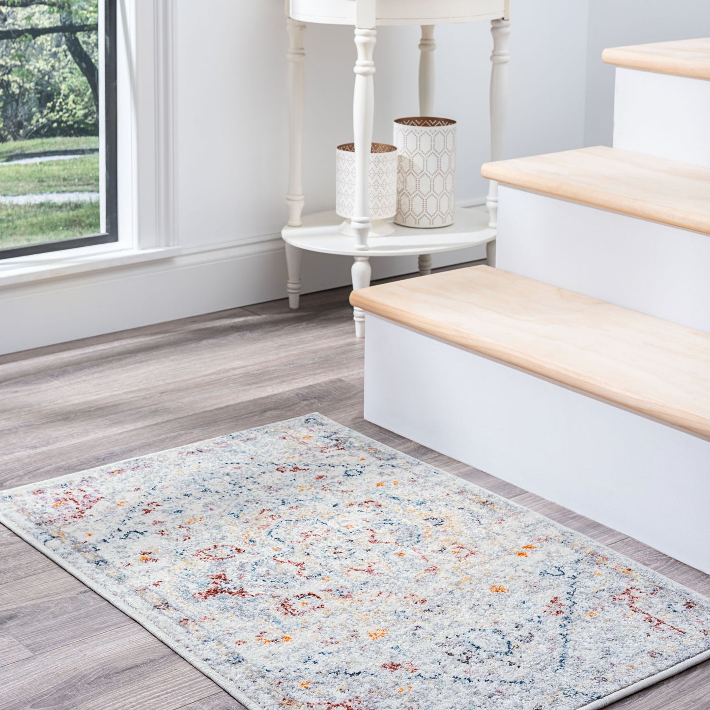 Wakefield-WFL41 Cut Pile Synthetic Blend Indoor Area Rug by Tayse Rugs