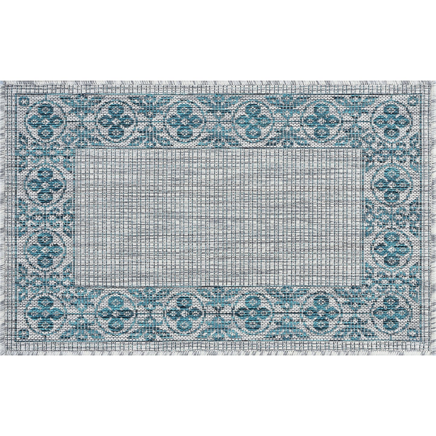 Veranda-VND18 Flat Weave Synthetic Blend Indoor/Outdoor Area Rug by Tayse Rugs