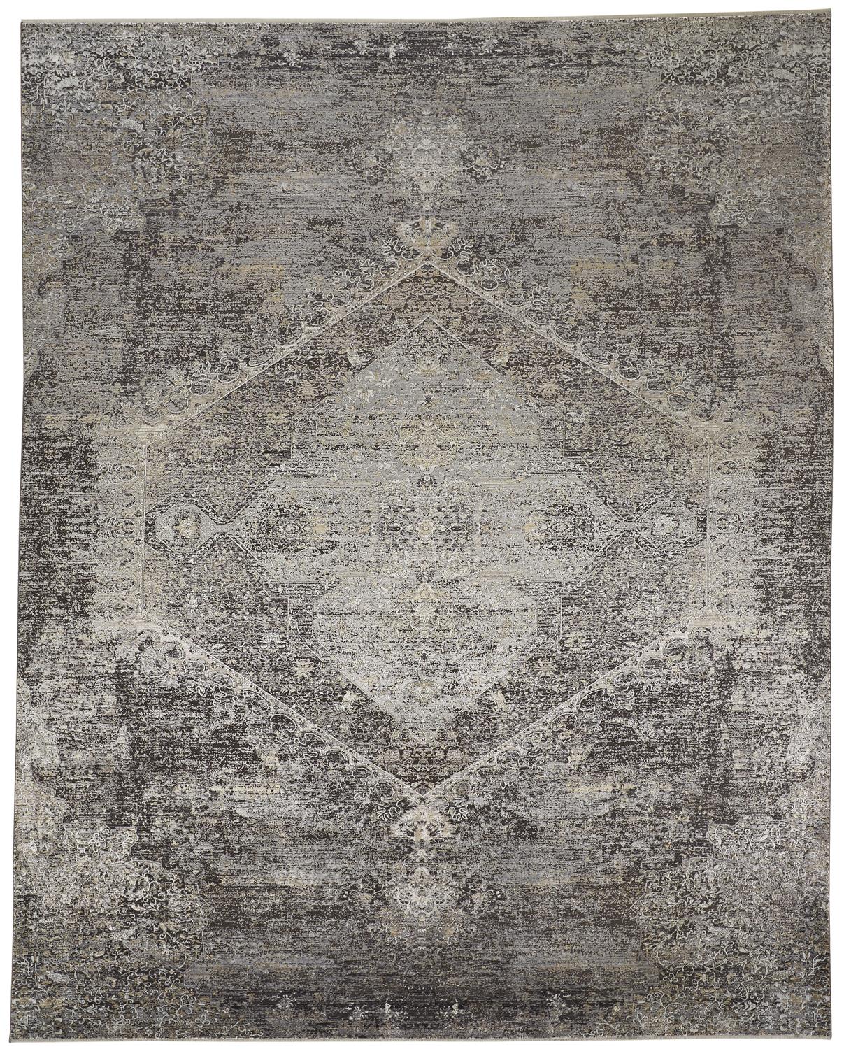 Sarrant 3963F Machine Made Synthetic Blend Indoor Area Rug by Feizy Rugs