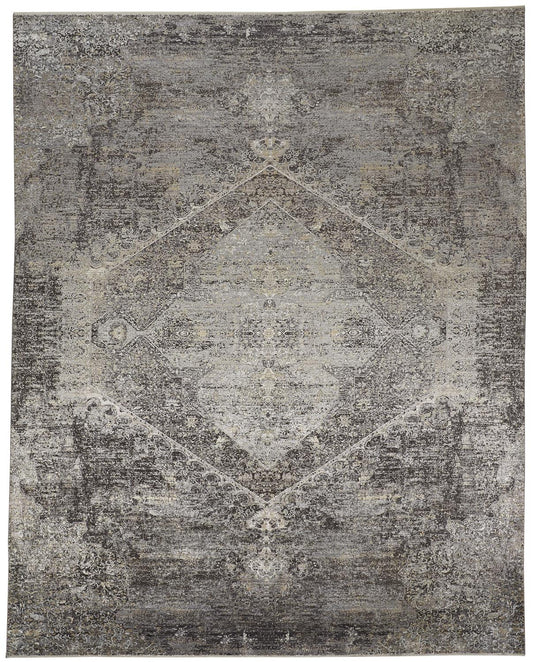 Sarrant 3963F Machine Made Synthetic Blend Indoor Area Rug by Feizy Rugs