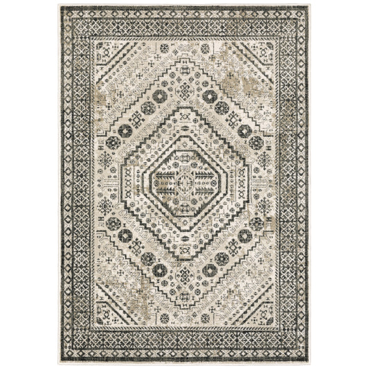 GEORGIA Medallion Power-Loomed Synthetic Blend Indoor Area Rug by Oriental Weavers