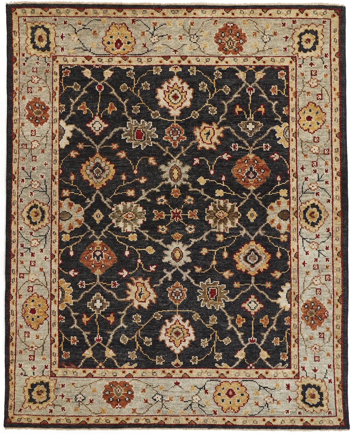 Carrington 6500F Hand Knotted Wool Indoor Area Rug by Feizy Rugs