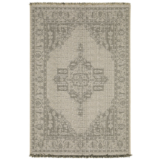 GILLIAN Medallion Power-Loomed Synthetic Blend Indoor Area Rug by Oriental Weavers