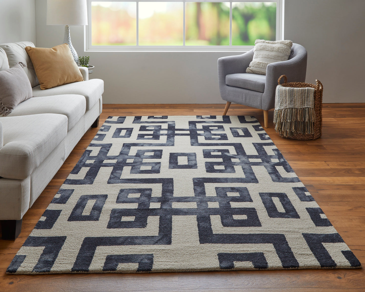 Lorrain 8568F Hand Tufted Wool Indoor Area Rug by Feizy Rugs
