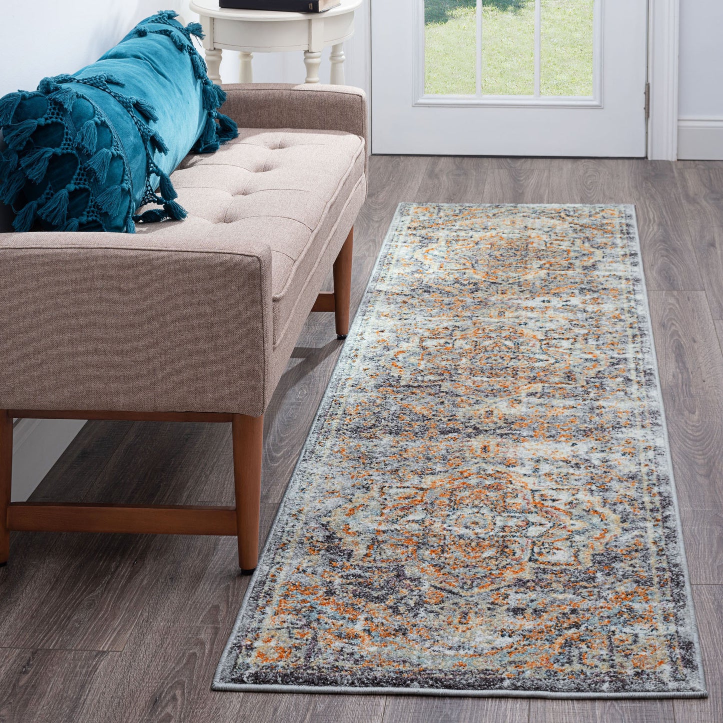 Wakefield-WFL41 Cut Pile Synthetic Blend Indoor Area Rug by Tayse Rugs